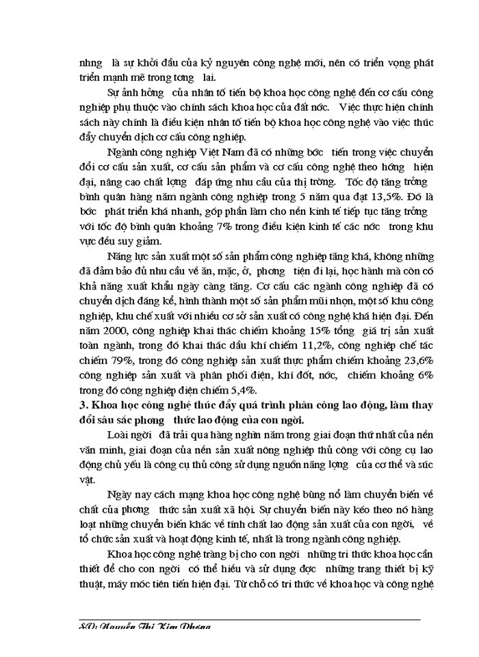 image for page Vai trò của khoa học công nghệ đối với sự phát triển công nghiệp việt nam