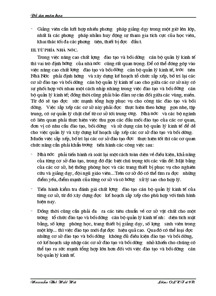 image for page Nâng cao chất lượng đào tạo và bồi dưỡng cán bộ quản lý kinh tế ở nước ta hiện nay