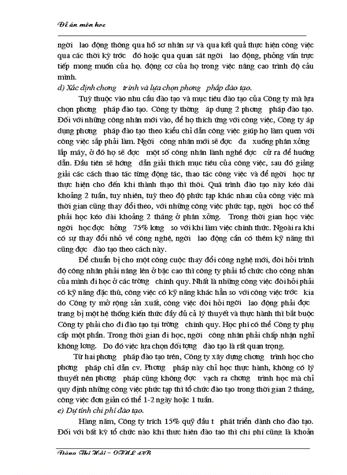 image for page Hoàn thiện cụng tỏc đào tạo và phỏt triển cho cụng nhừn sản xuất tại cụng ty Lắp mỏy và Xừy dựng số 1 Hà Nội