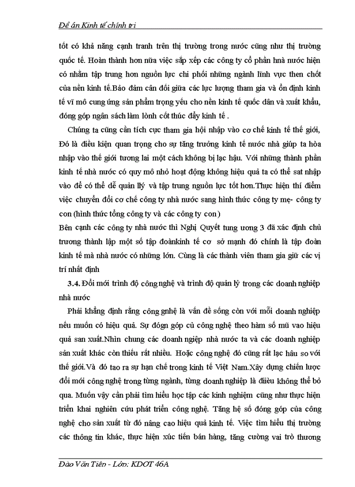 image for page Kinh tế nhà nước và vai trò của nó trong nền kinh tế thị trường ở Việt Nam