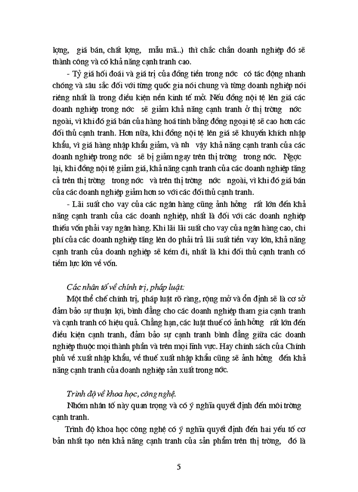 image for page Nâng cao năng lực cạnh tranh của các doanh nghiệp Việt Nam trong quá trình toàn cầu hoá