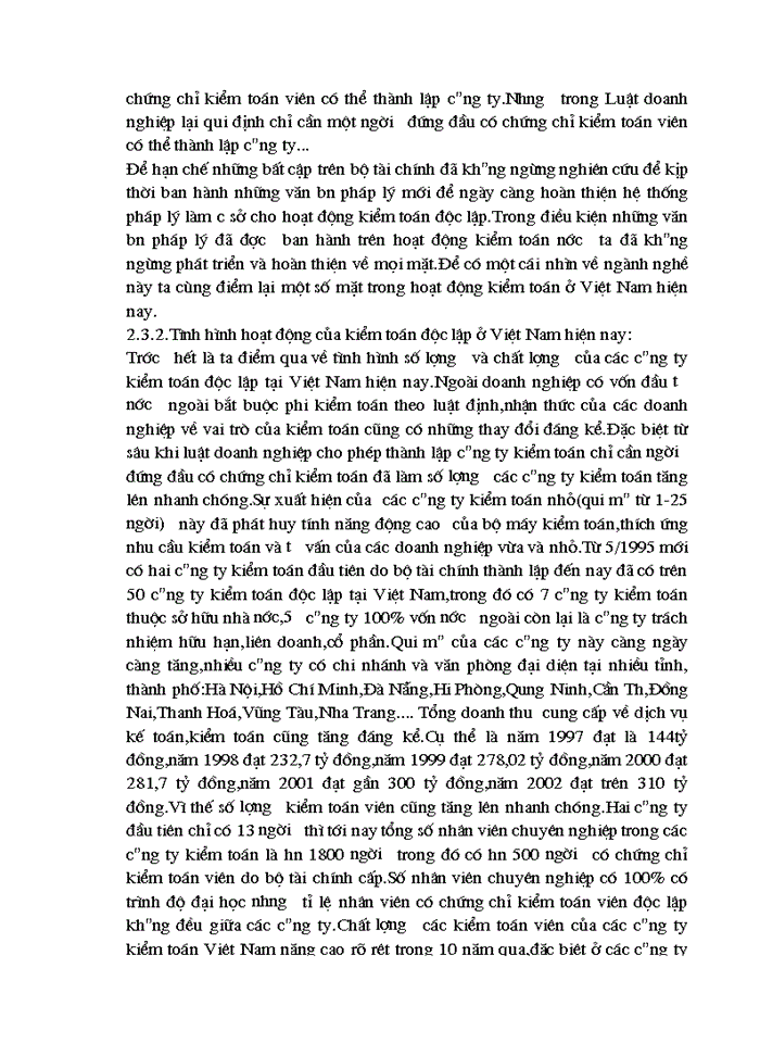image for page Vai trò của kiểm toán độc lập trong việc kiểm tra,kiểm soát các doanh nghiệp Việt Nam hiện nay