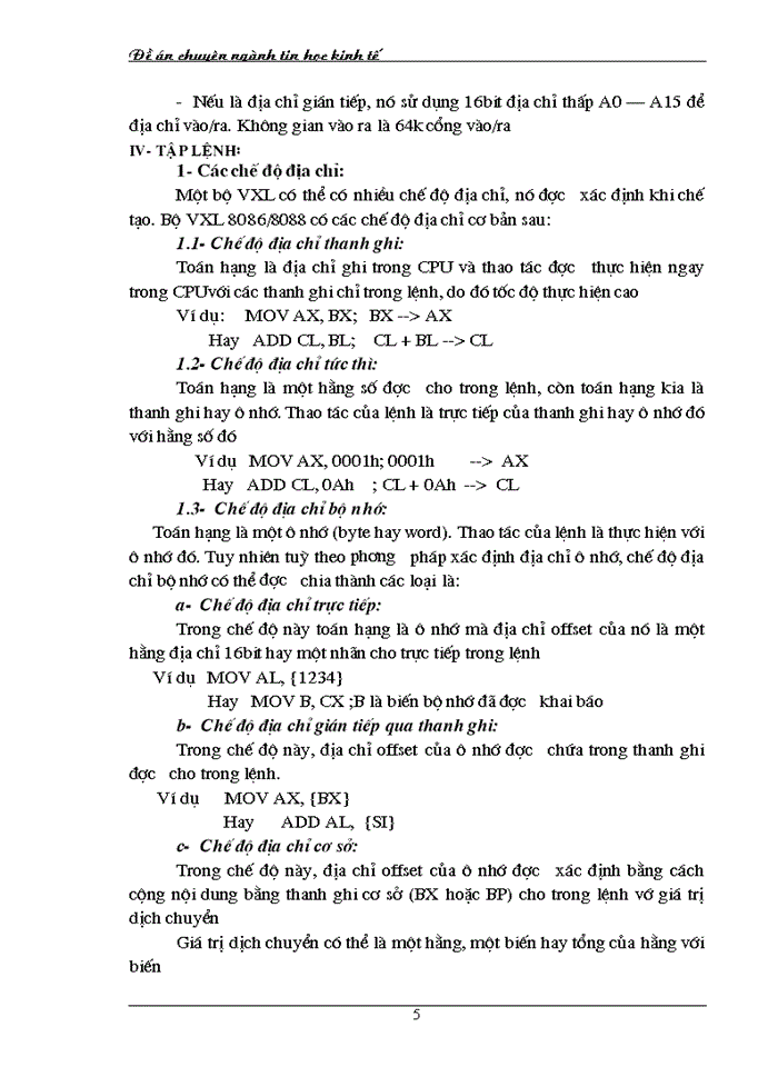 image for page Bộ Vi xử lý của hãng INTEL