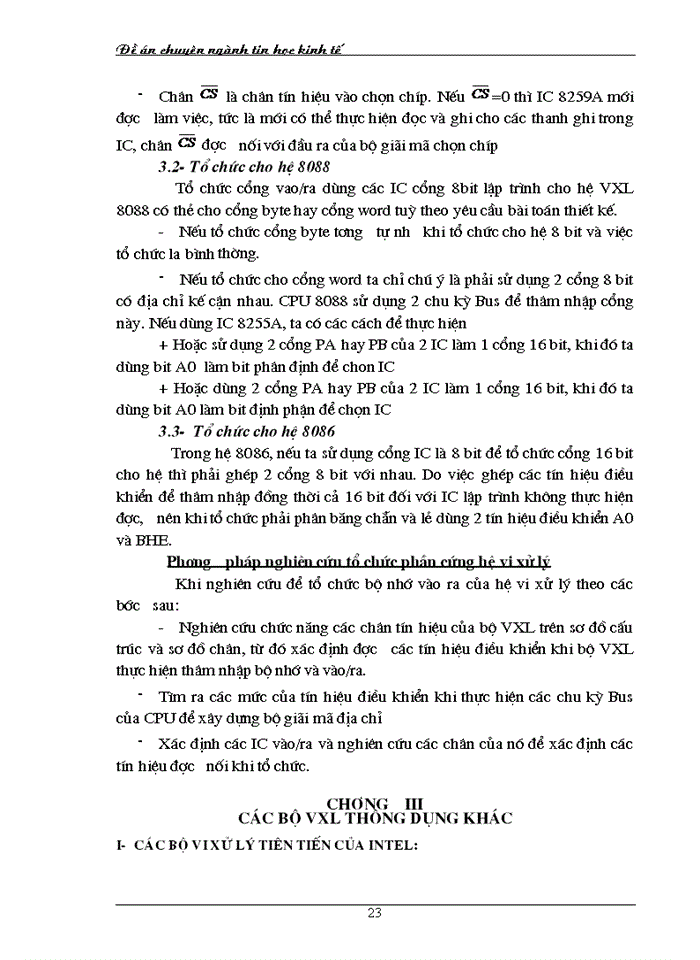 image for page Bộ Vi xử lý của hãng INTEL