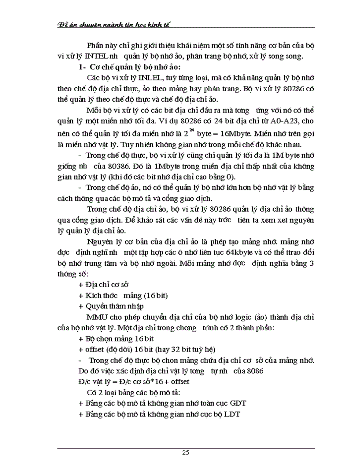 image for page Bộ Vi xử lý của hãng INTEL