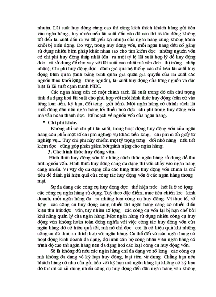 image for page Nghiệp vụ huy động vốn của ngân hàng thương mại