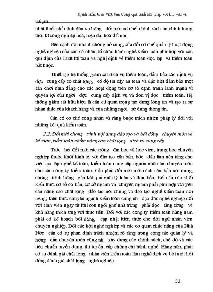 image for page Ngành kiểm toán Việt Nam trong quá trình hội nhập với khu vực và thế giới