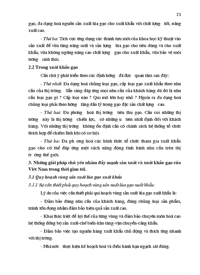 image for page Phát triển sản xuất lúa và những giải pháp chủ yếu nhằm đẩy mạnh xuất khẩu gạo của Việt Nam