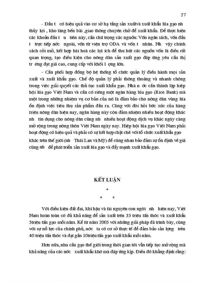 image for page Phát triển sản xuất lúa và những giải pháp chủ yếu nhằm đẩy mạnh xuất khẩu gạo của Việt Nam