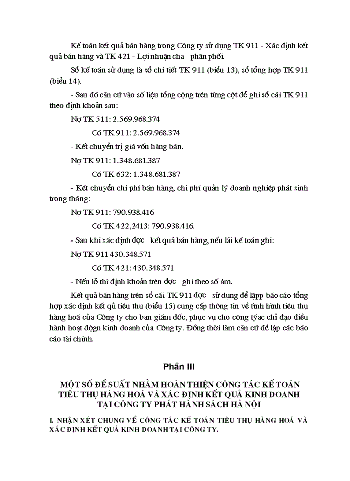 image for page Tổ chức hạch toán tiêu thụ hàng hoá và xác định kết quả hoạt động kinh doanh tại Công ty Phát hành sách Hà Nội