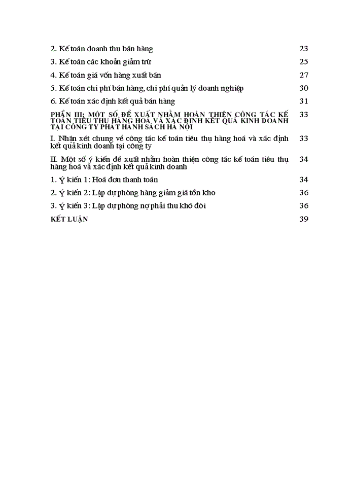 image for page Tổ chức hạch toán tiêu thụ hàng hoá và xác định kết quả hoạt động kinh doanh tại Công ty Phát hành sách Hà Nội