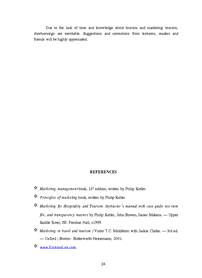 image for page An overview of marketing tourism strategy