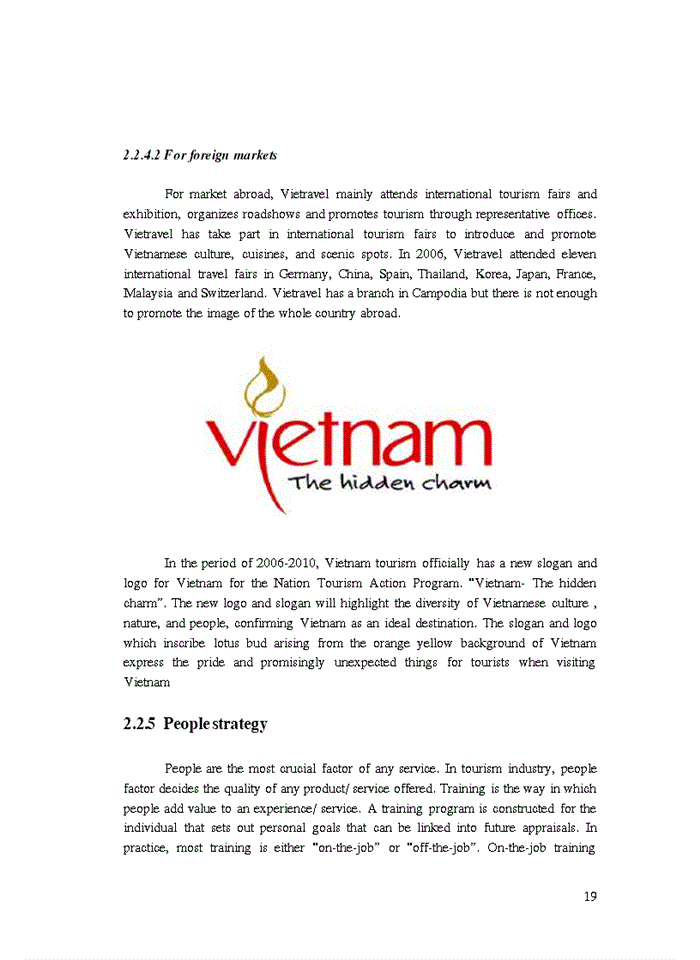 image for page An overview of marketing tourism strategy