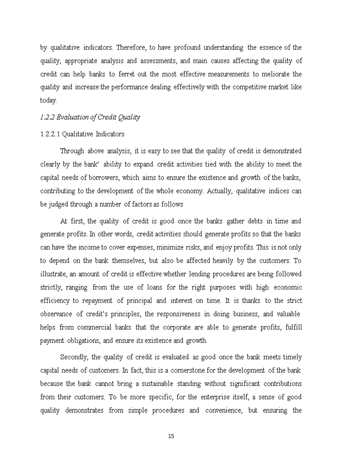image for page Improving Credit Quality of Global Joint Stock Commercial Bank