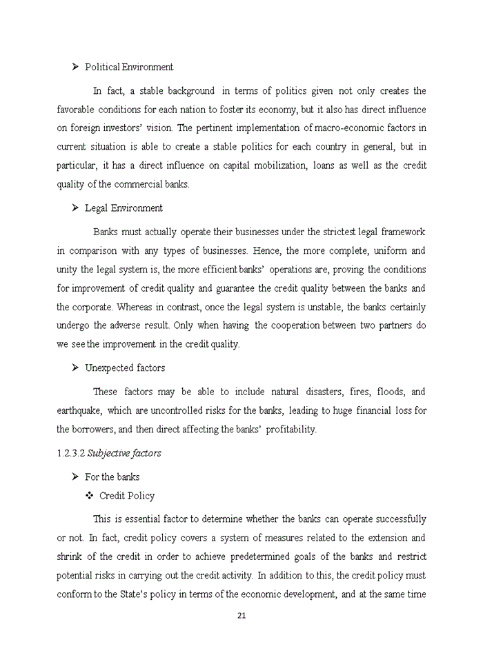 image for page Improving Credit Quality of Global Joint Stock Commercial Bank