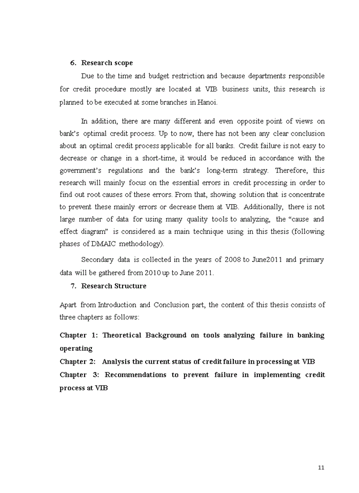 image for page Analysis of failures in implementing credit process at Vietnam International Bank