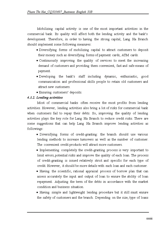 image for page Overview of agribank and agribank, lang ha branch