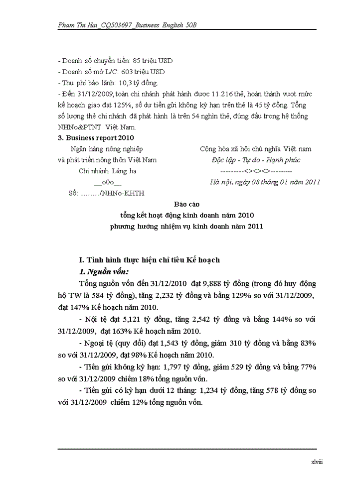image for page Overview of agribank and agribank, lang ha branch