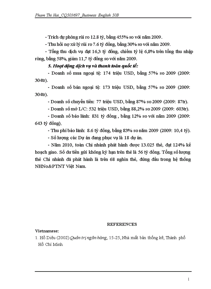image for page Overview of agribank and agribank, lang ha branch