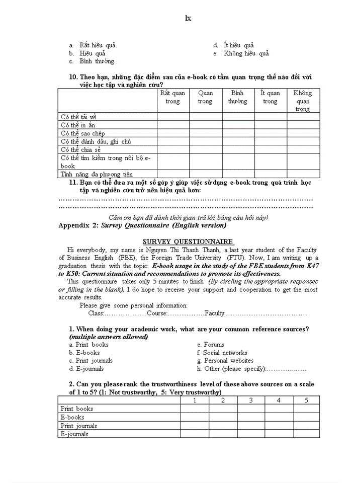 image for page E-book usage in the study of the faculty of business english students: current situation and recommendations to promote its effectiveness