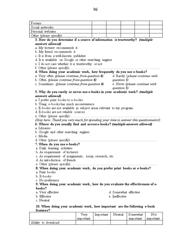 image for page E-book usage in the study of the faculty of business english students: current situation and recommendations to promote its effectiveness