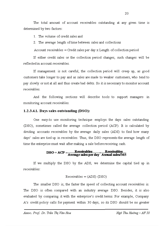 image for page Account Receivable Management in Viglacera Packings and Brake Linings Joint Stock Company