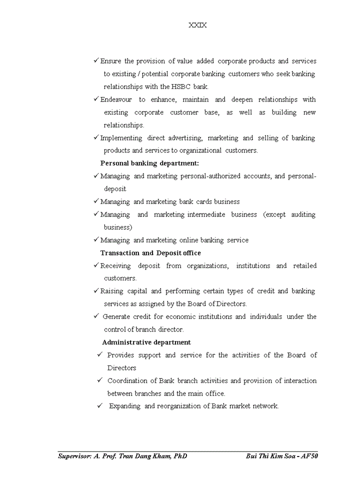 image for page Current situation and solution for the development of personal lending  activity  in HSBC Hanoi branch