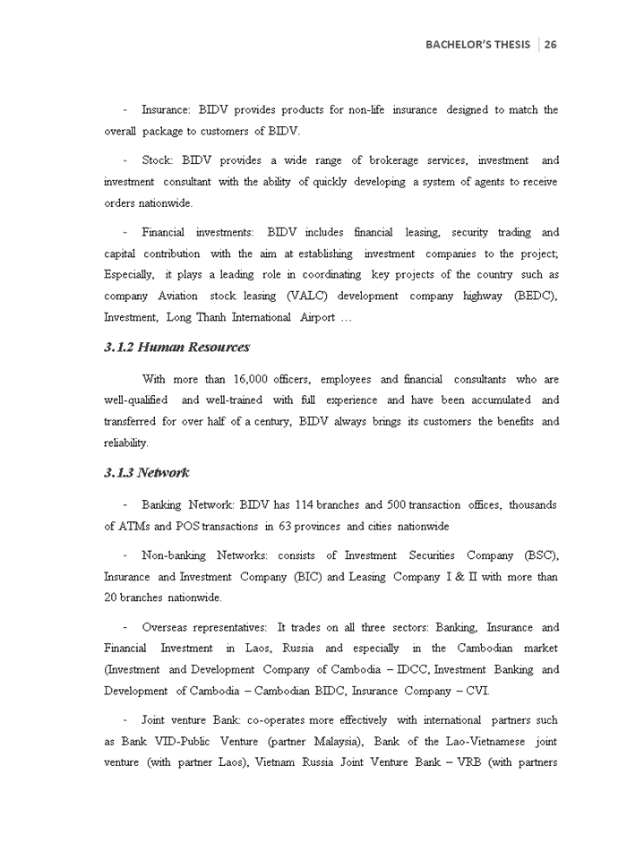 image for page Improve the credit situation in Bank for Investment and Development of Vietnam (BIDV) – Hai Ba Trung Branch