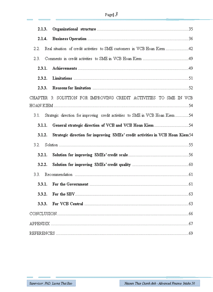 image for page Improving credit activities to small and medium sized enterprises in vietcombank hoan kiem branch