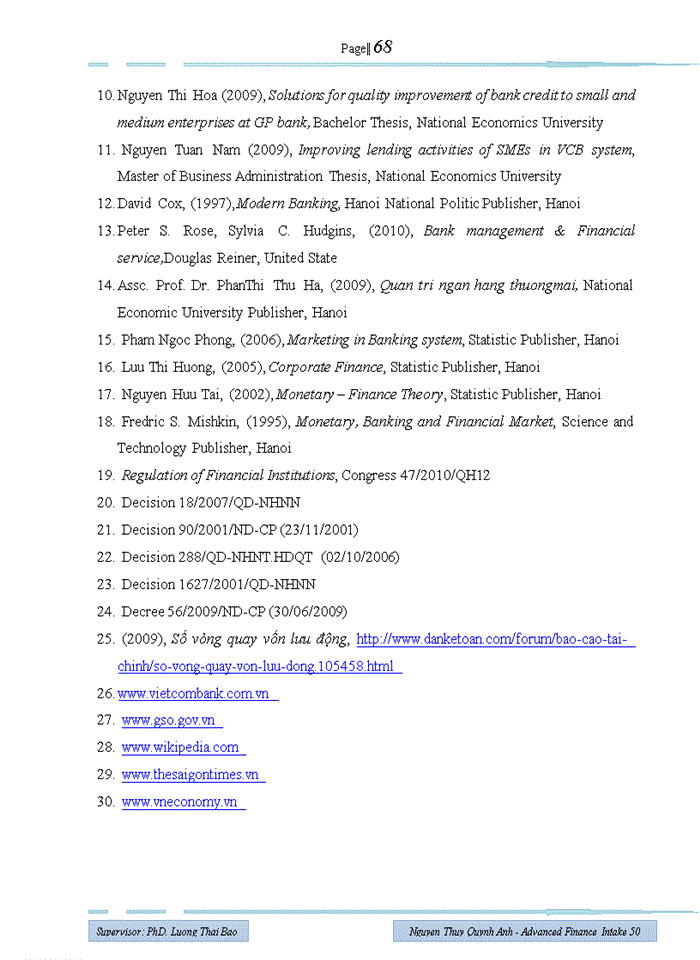 image for page Improving credit activities to small and medium sized enterprises in vietcombank hoan kiem branch