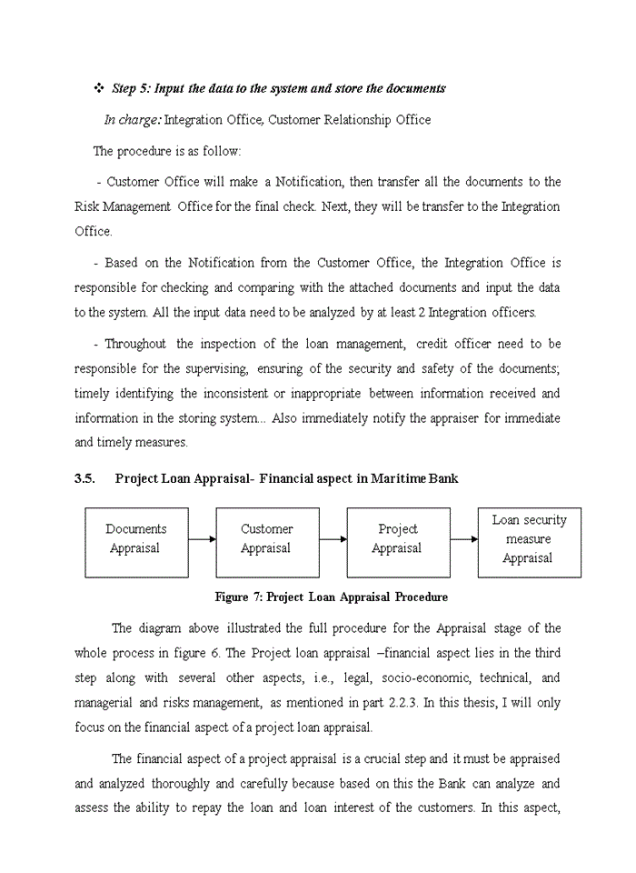 image for page Improving Project Loan Appraisal –Financial Aspect for Vietnam Maritime Commercial Joint stock Bank