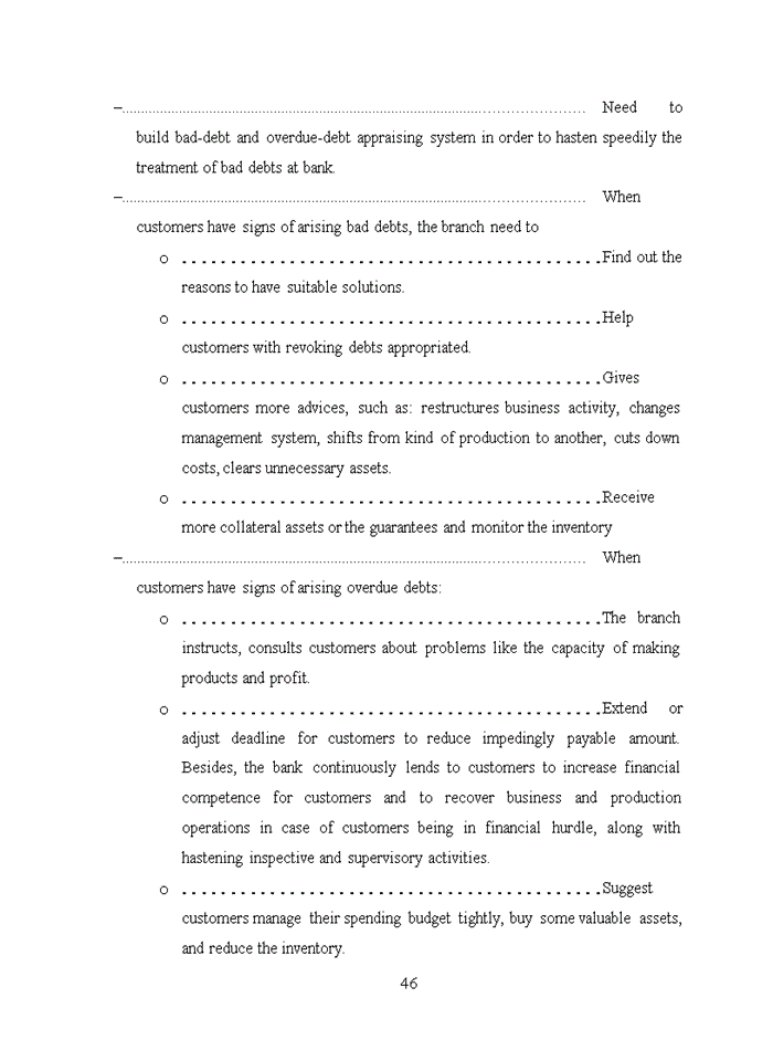 image for page Improving credit risk management in the Bank for Investment and Development of Vietnam – Thang Long Branch