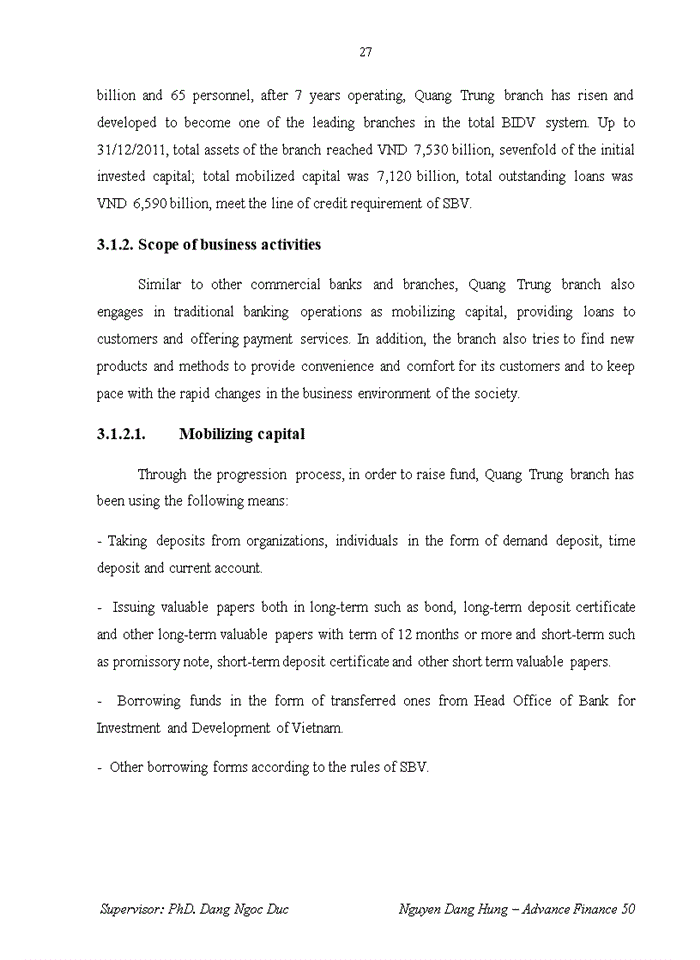 image for page Improving the effectiveness of foreign currency trading activity at quang trung branch, bank for investment and development of vietnam (bidv