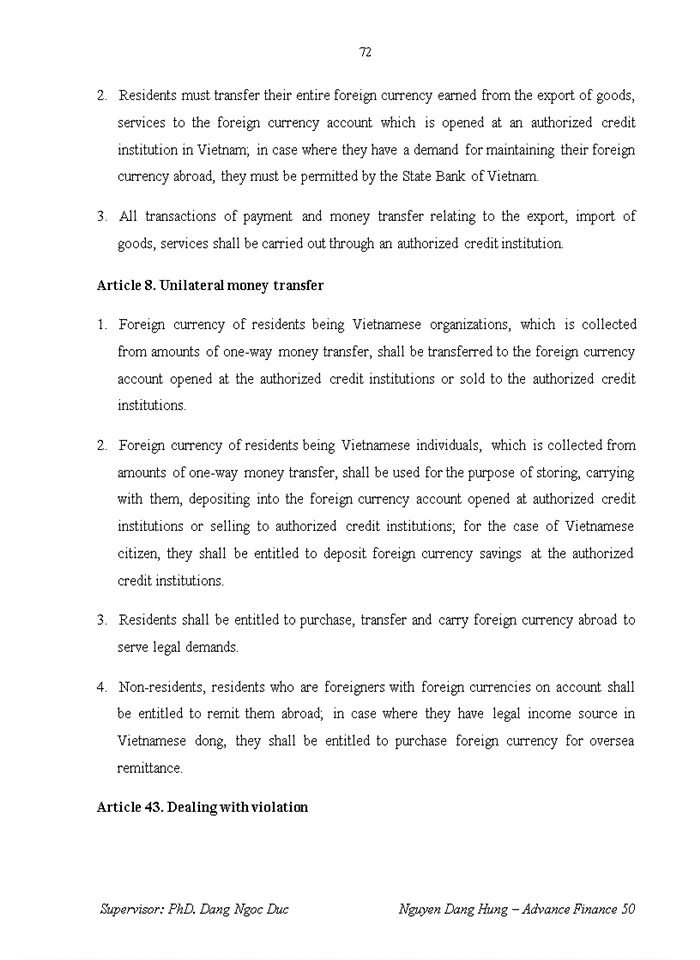 image for page Improving the effectiveness of foreign currency trading activity at quang trung branch, bank for investment and development of vietnam (bidv