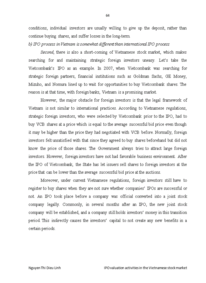 image for page Ipo valuation activities in the vietnamese stock market – real situation and solutions