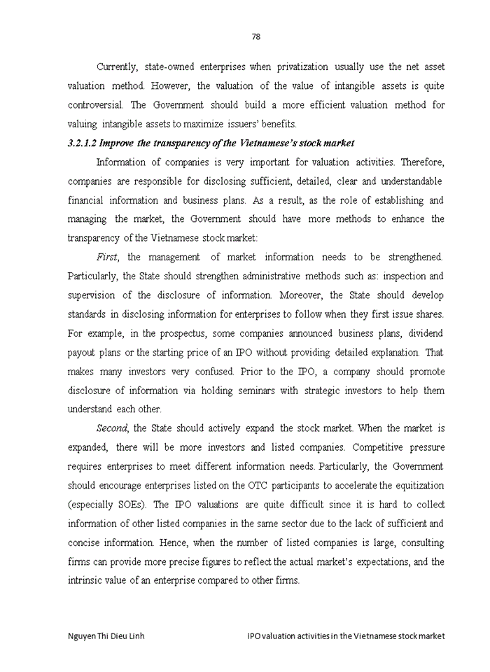 image for page Ipo valuation activities in the vietnamese stock market – real situation and solutions