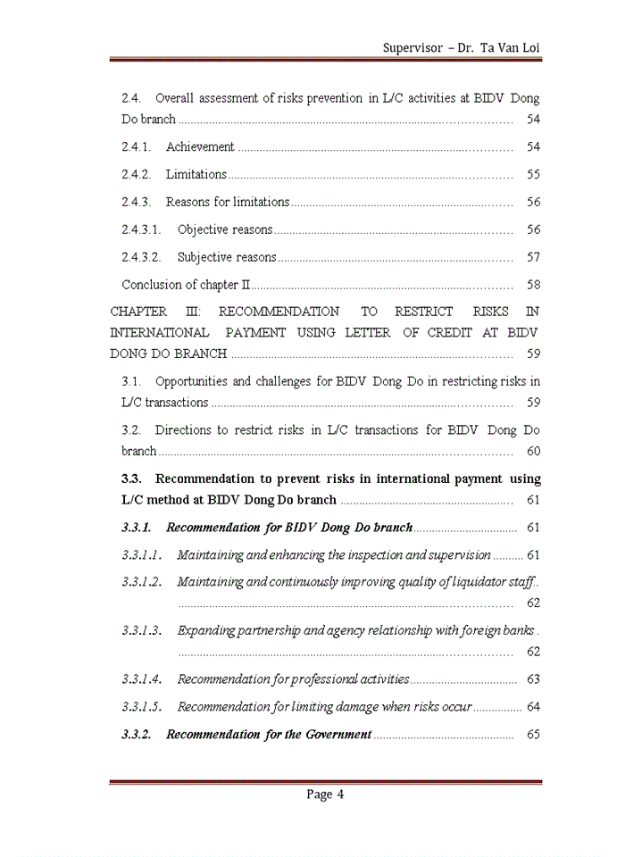 image for page Solutions to prevent risks in international payment by Letter of Credit at BIDV Dong Do branch