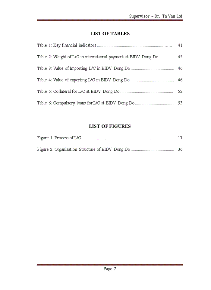image for page Solutions to prevent risks in international payment by Letter of Credit at BIDV Dong Do branch
