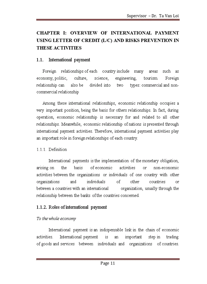 image for page Solutions to prevent risks in international payment by Letter of Credit at BIDV Dong Do branch