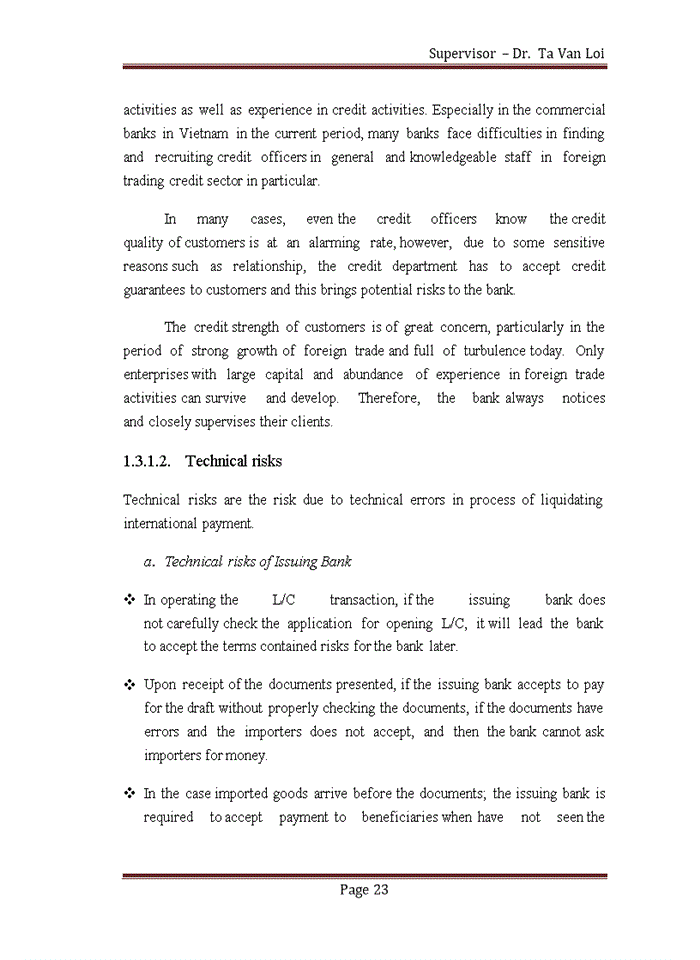 image for page Solutions to prevent risks in international payment by Letter of Credit at BIDV Dong Do branch
