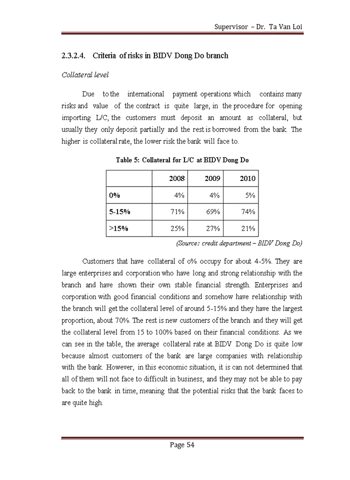 image for page Solutions to prevent risks in international payment by Letter of Credit at BIDV Dong Do branch