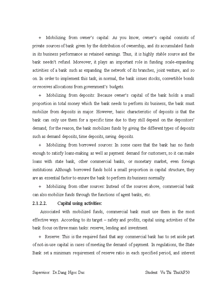 image for page The solutions to improve the efficiency of funds mobilization in Military Bank, Hai Ba Trung branch