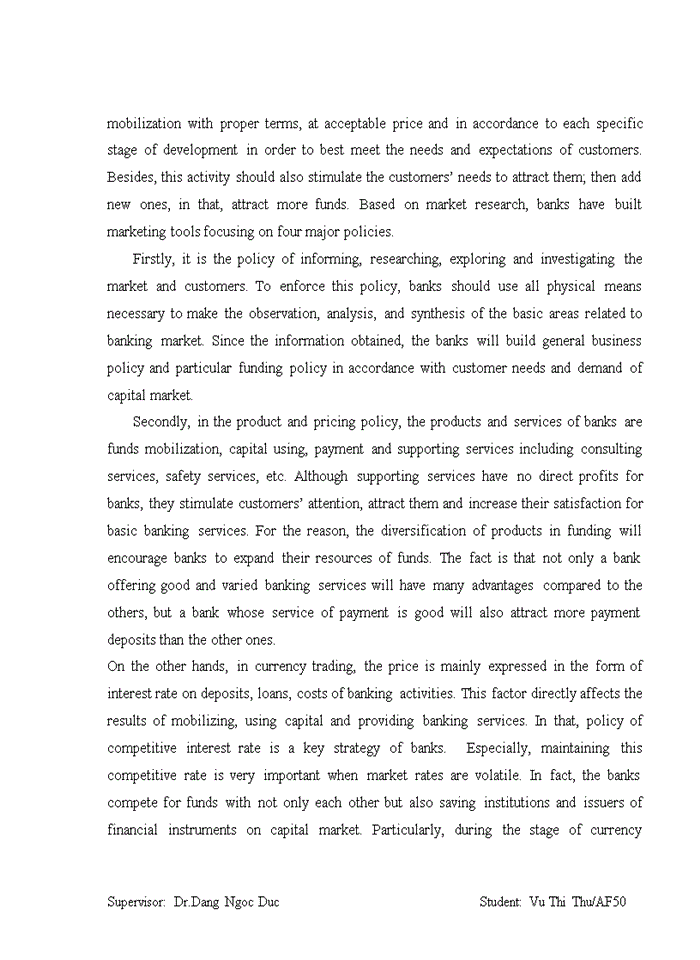 image for page The solutions to improve the efficiency of funds mobilization in Military Bank, Hai Ba Trung branch