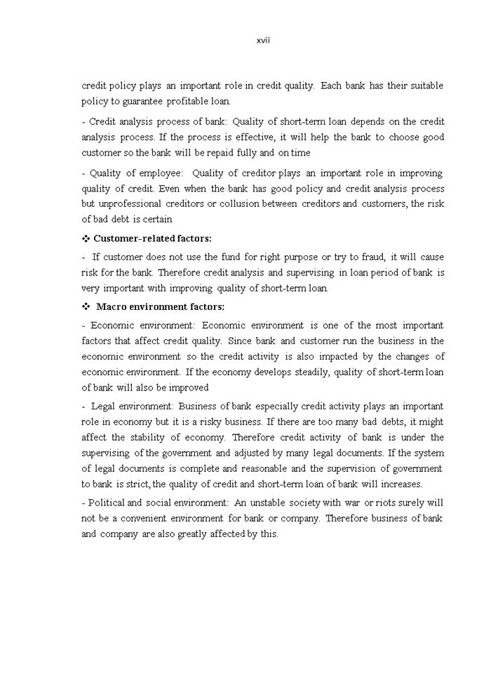 image for page Improving short – term loan quality at agribank north hanoi branch