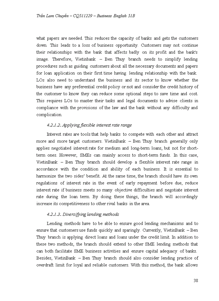 image for page Improving the effectiveness of lending to small and medium enterprises at vietinbank – ben thuy branch