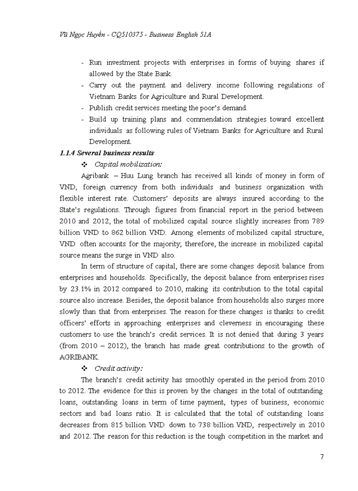image for page Enhancing the quality of medium and long-term credit in vietnam bank for agriculture and rural development – huu lung branch