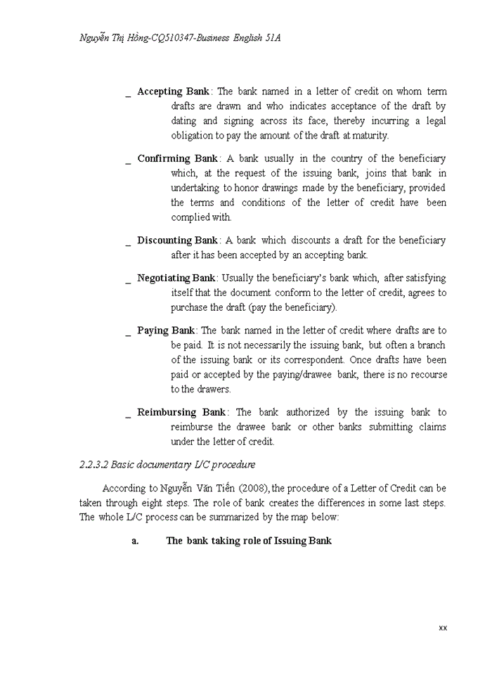 image for page Solutions to limit risks in international payment by using l/c at lienvietpostbank-dong do branch