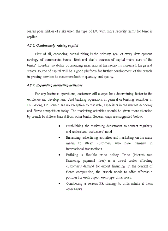 image for page Solutions to limit risks in international payment by using l/c at lienvietpostbank-dong do branch