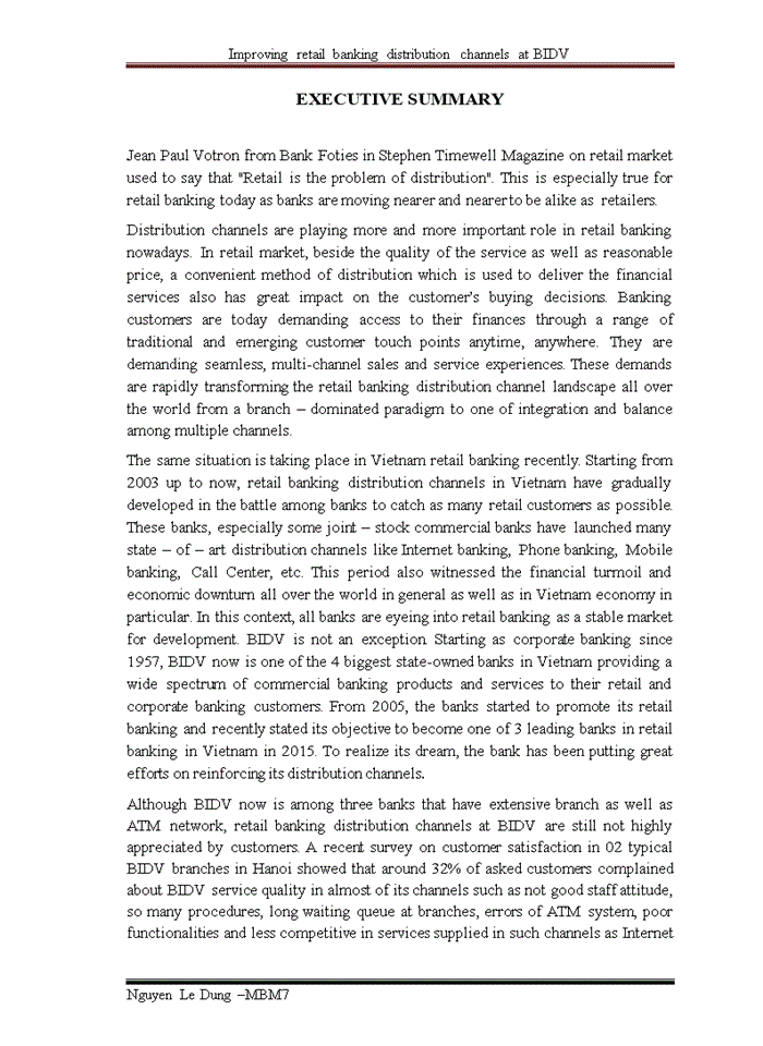 image for page Improving retail banking distribution channels at BIDV