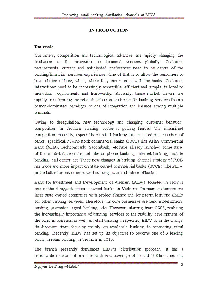 image for page Improving retail banking distribution channels at BIDV